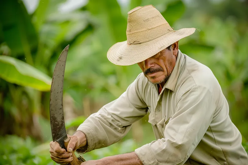 Ergonomia en el Campo Posiciones Correctas al Usar el Machete