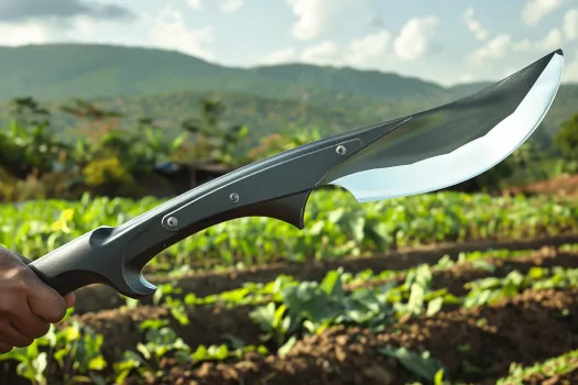 Innovaciones en el diseno de machetes para uso agricola moderno