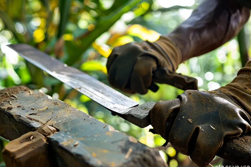 Mantenimiento de Machetes Conservacion de la Hoja Entre Usos Intensivos