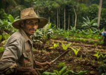 Uso del machete en la creación de microclimas para cultivos, estrategias efectivas