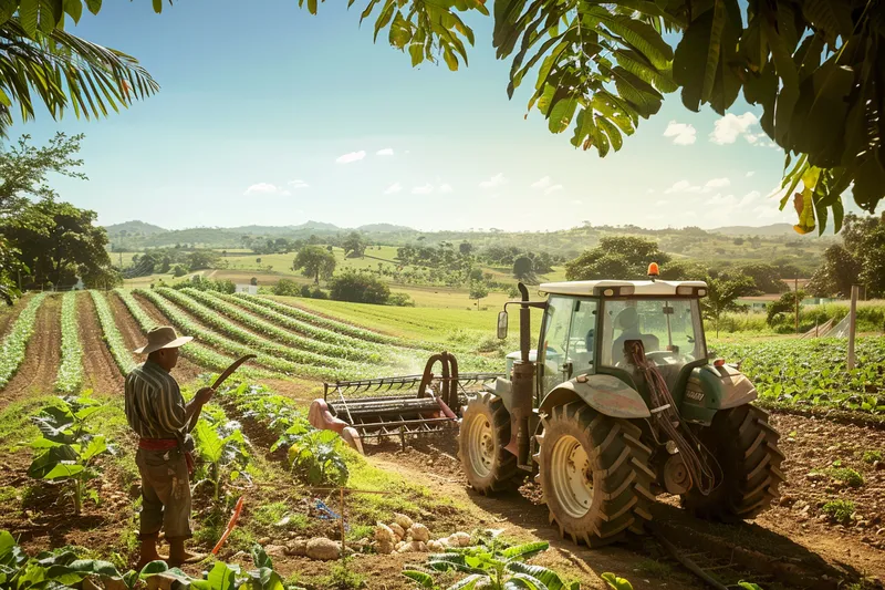 Agricultura y Machetes Combinando Herramientas Tradicionales con Nuevas Tecnicas