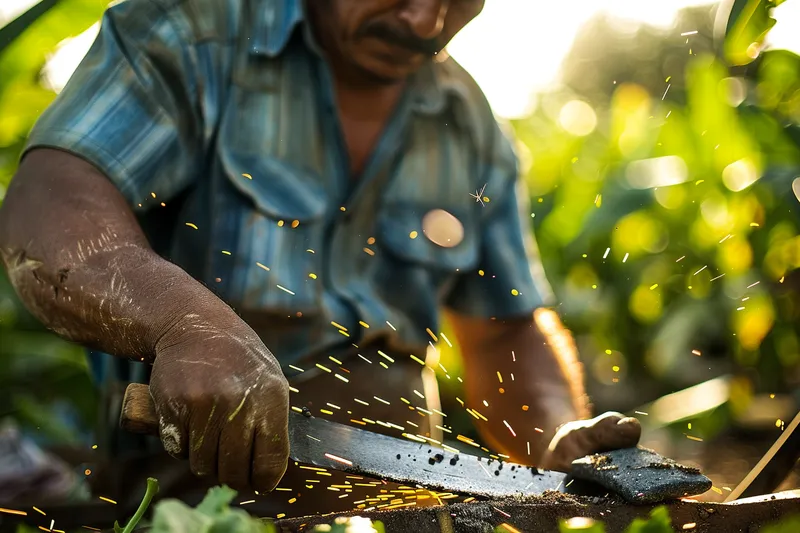 Mejora la Productividad Agricola con un Machete Afilado Correctamente